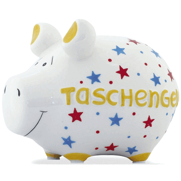 3 x KCG Spardose Schwein -Taschengeld- - klein.