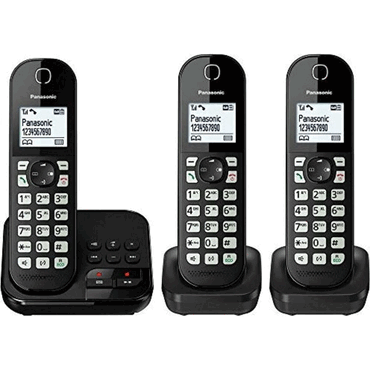 Panasonic Komfort-Telefon KX-TGC463GB - schnurlos schwarz.