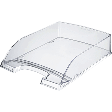 Leitz Briefablage A4 Transparent Plus hochglänzend glasklar