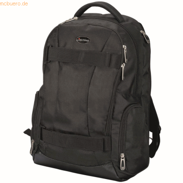 Lightpak Rucksack Hawk 38x48x18cm Polyester schwarz