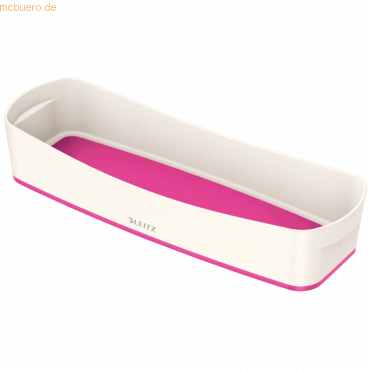4 x Leitz Aufbewahrungsschale MyBox länglich ABS weiß/pink