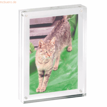 Maul Bilderhalter Acryl 17,8x12,7x3cm glasklar