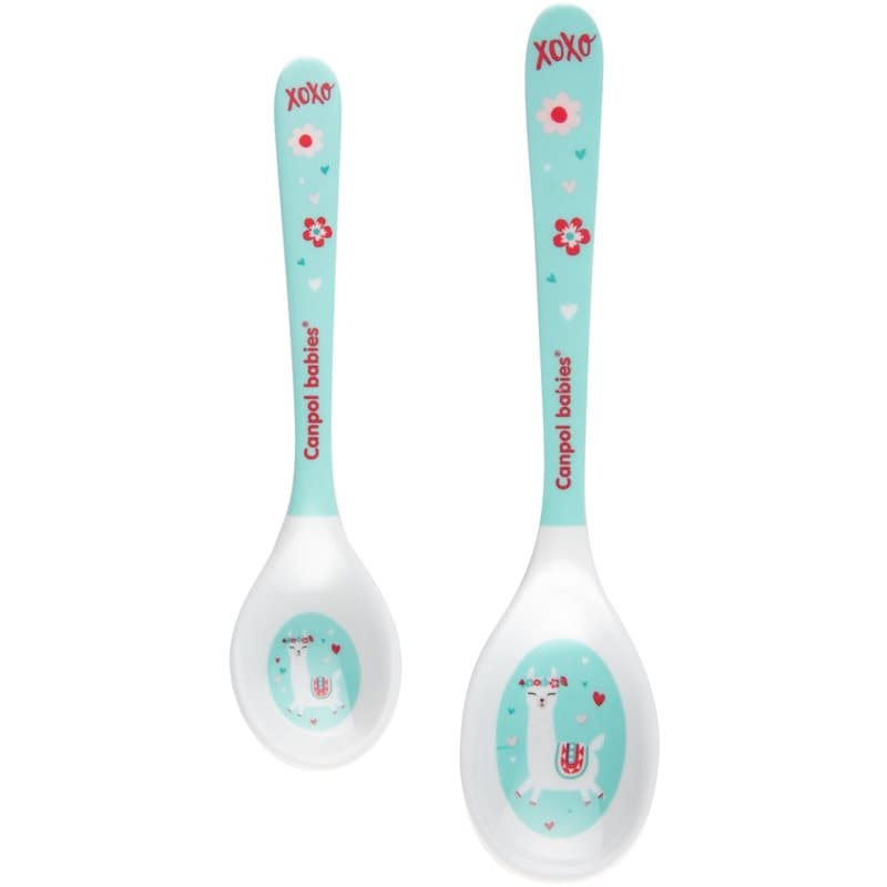 Canpol babies Exotic Animals Spoon Löffelchen Turquoise 2 St.