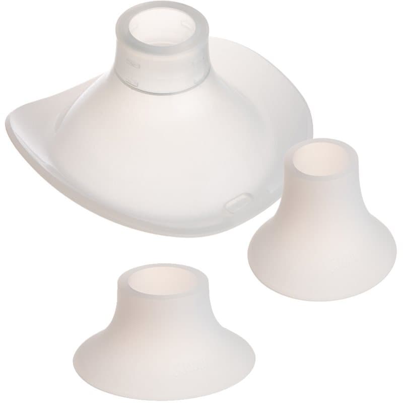 Canpol babies Replacement Silicone Parts for Breast Pumps Flanges & Inserts Set (24/21/19mm) Silikon-Ersatztrichter und Ersatzteil für Milchpumpe