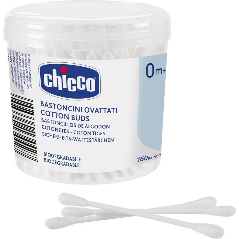 Chicco Hygiene Wattestäbchen 0m+ 160 St.
