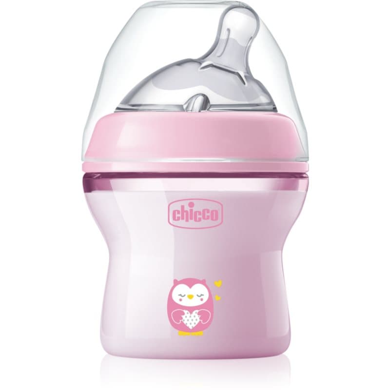 Chicco Natural Feeling Pink Girl Babyflasche 0 m+ 1 St.