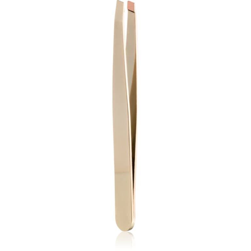 Lash Brow Gold Premium Pinzette mit abgeschrägten Enden 1 St.