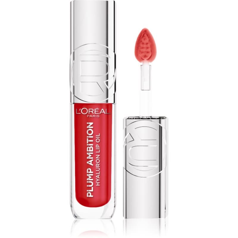 L’Oréal Paris Plump Ambition Lipgloss für mehr Volumen mit Hyaluronsäure Farbton 380 Rouge in Love 5 ml
