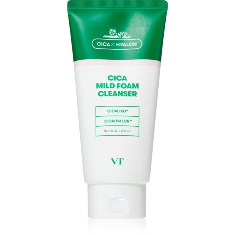 VT Cosmetics Cica Mild Foam Cleanser sanfter Reinigungsschaum mit beruhigender Wirkung 300 ml