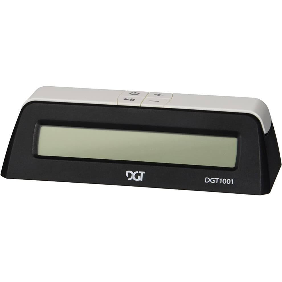 Digitale Schachuhr - ENGELHART - DGT 1001 - Schwarz - Countdown - Einfach zu bedienen
