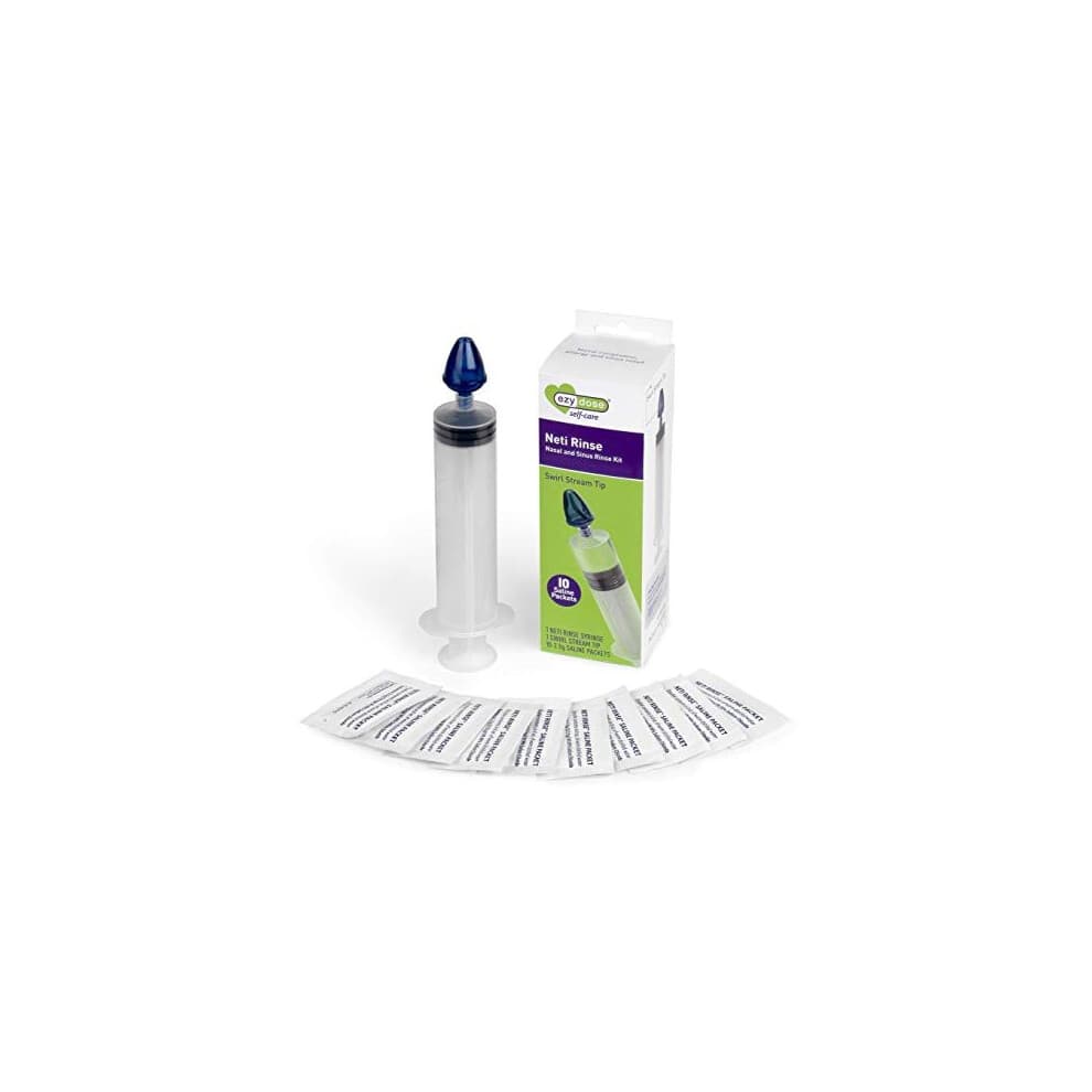 Ezy Dose, Selbstfürsorge, Neti-Spülung, Nasen- und Nebenhöhlenspülset, 12-teiliges Set