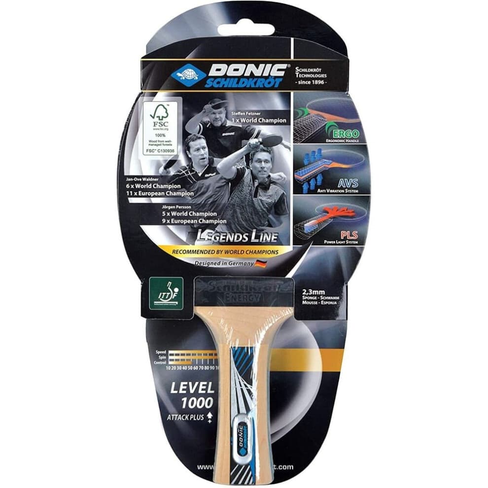 Donic-Schildkrot Multicolor Legends 1000 FSC Tischtennisschläger