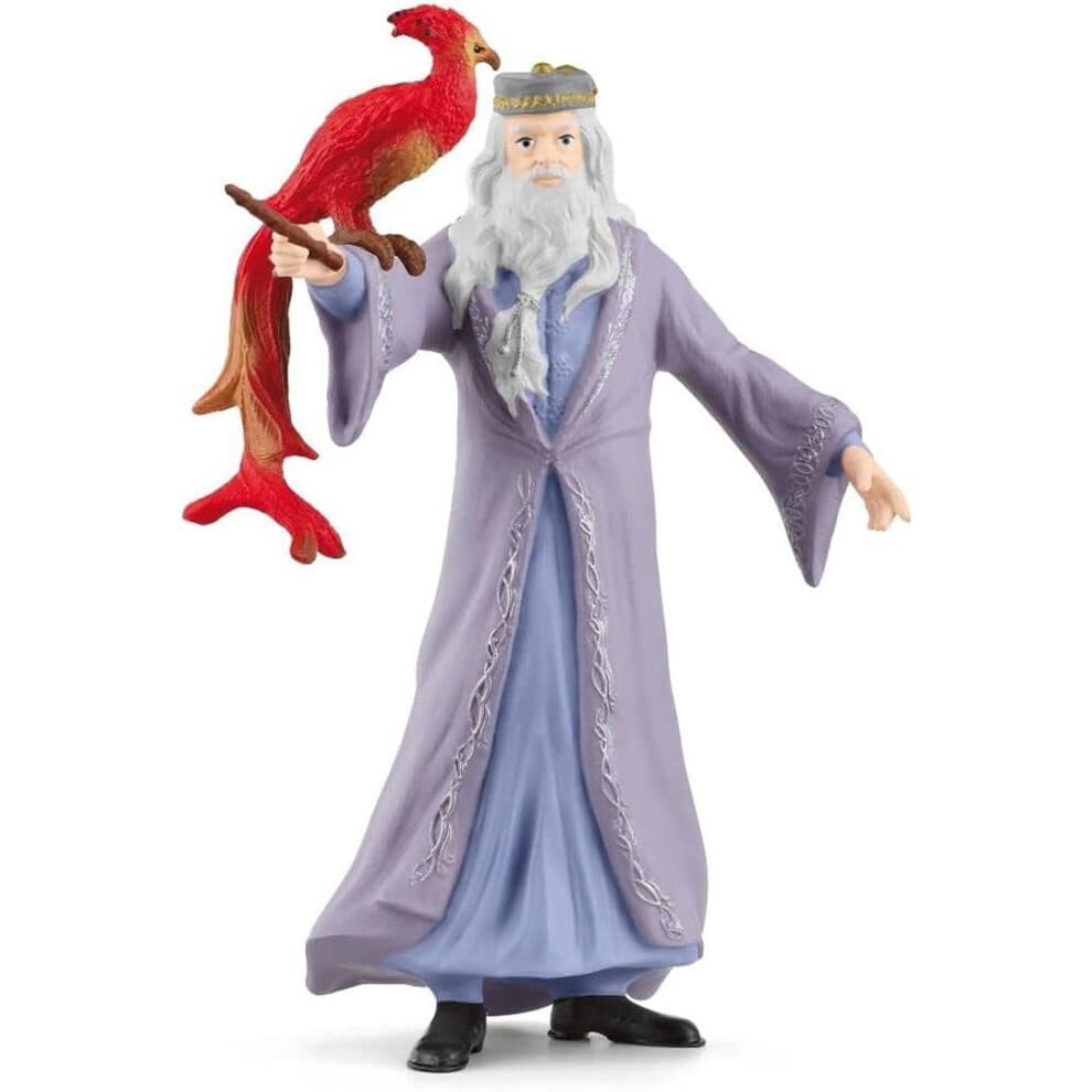 Figurine Dumbledore und Fawkes, Harry Potter, für Kinder ab 6 Jahren, Schleich 42637 Harry Potter, Universum WIZARDING WORLD