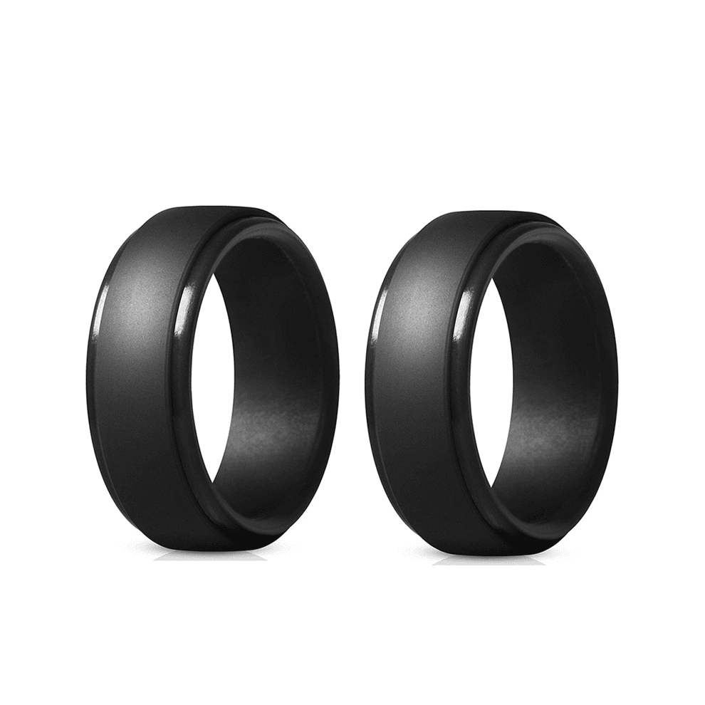 8 mm Beliebte MäNner Silikon Coole Ringe Frauen Ehering Umwelt Outdoor Sport Ring 2 StüCk 13