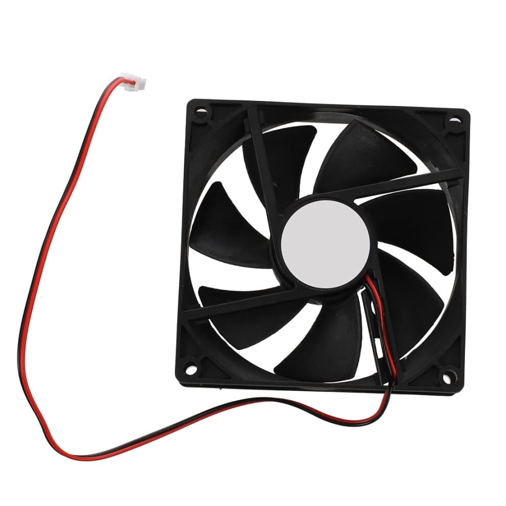90 mm x 25 mm DC 12 V 2-poliger Lüfter für Computergehäuse-CPU-Kühler