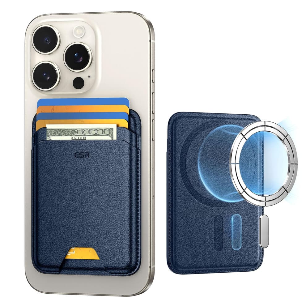 ESR fr MagSafe Wallet 5-Kartenhalter iPhone Wallet mit 3 200 g Magnetstrke Veganes Leder Magnetische Geldbrse fr iPhone fr iPhone 16/15/