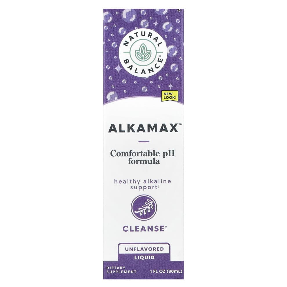 Natural Balance, AlkaMax, Komfortable pH-Flüssigformel, Ungeschmackt, 1 fl oz (30 ml)