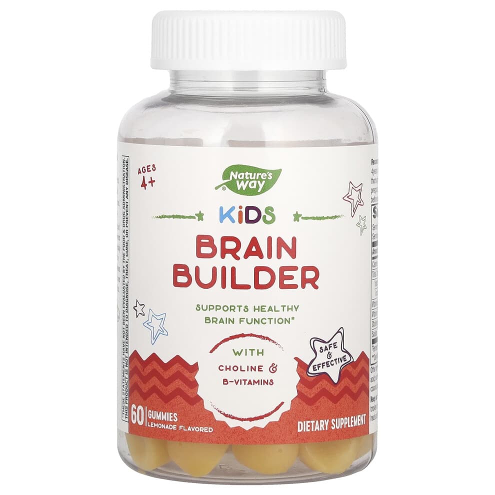 Nature's Way, Kinder Gehirn-Builder Gummis, Alter 4+, Limonade, 60 Gummis