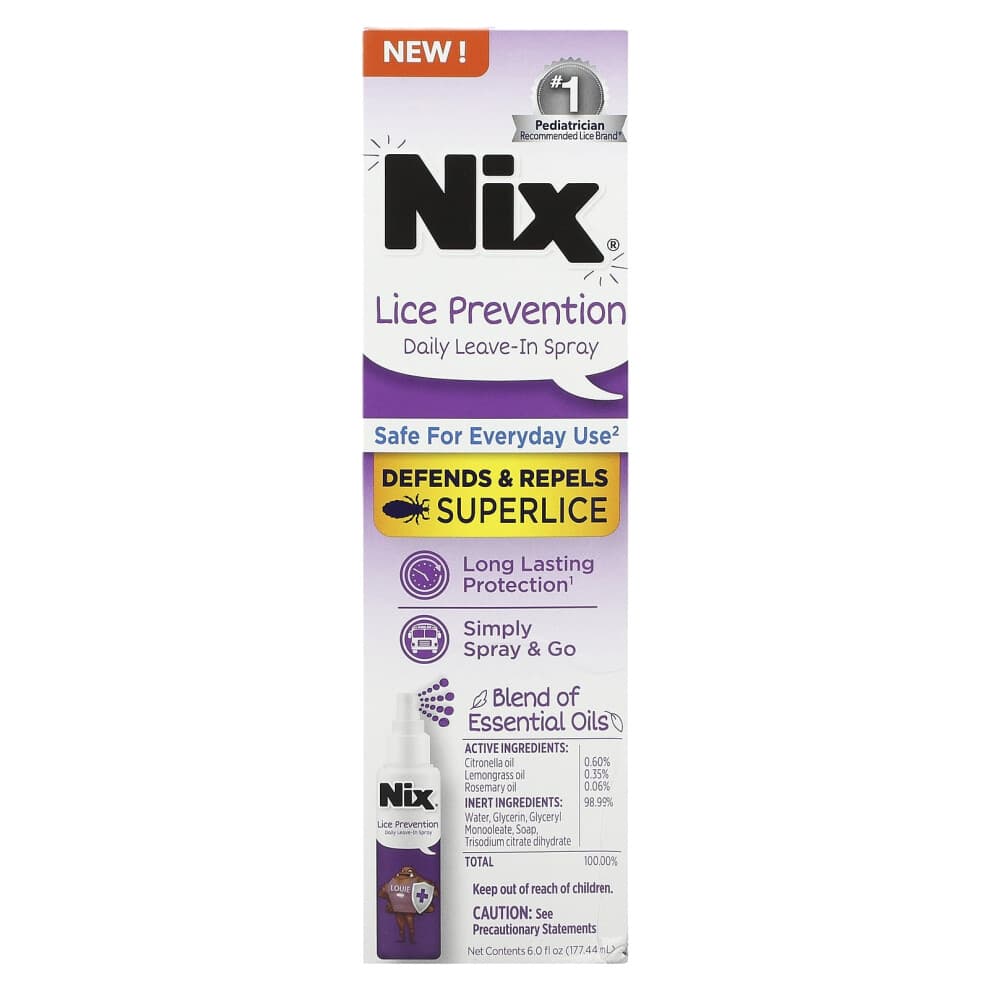 Nix, Läuseverhütung, Tägliches Leave-In Spray, 6 fl oz (177,44 ml)