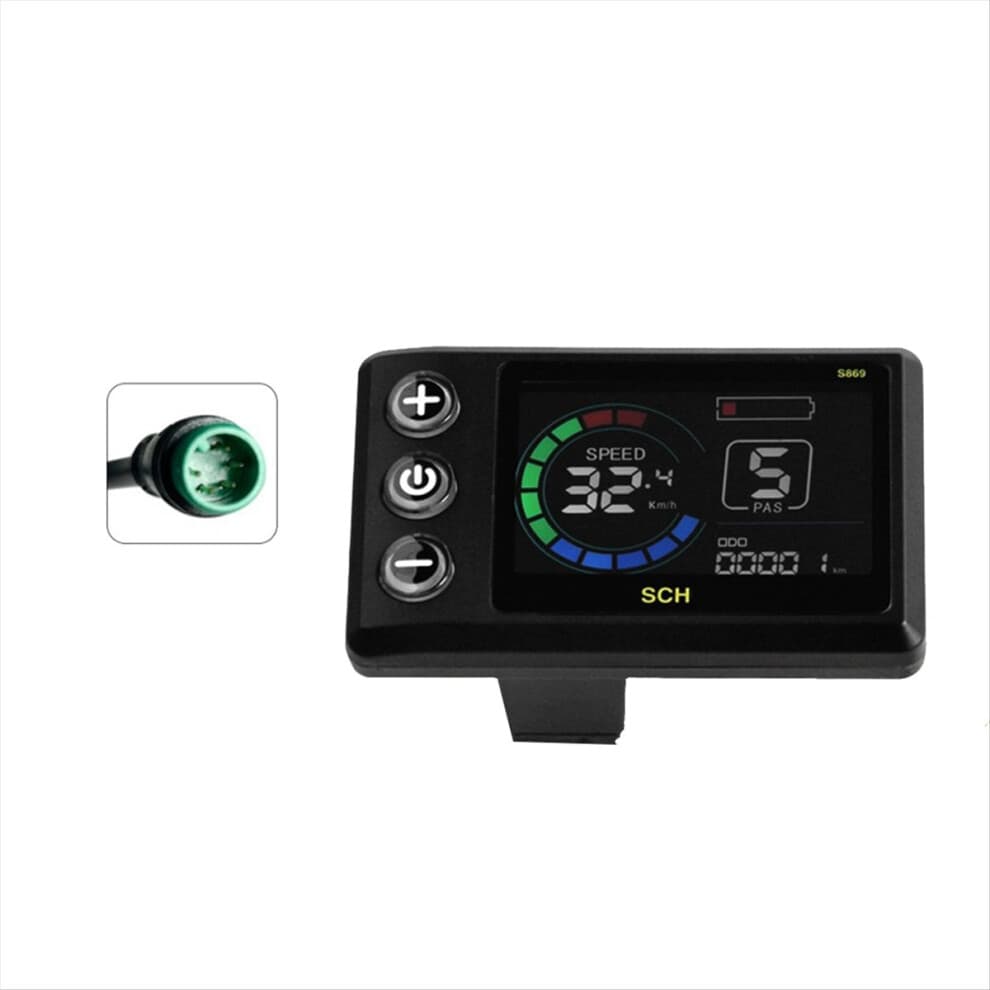 S869 LCD-Display für Elektrofahrräder, 24V-72V, Farbanzeige für Roller