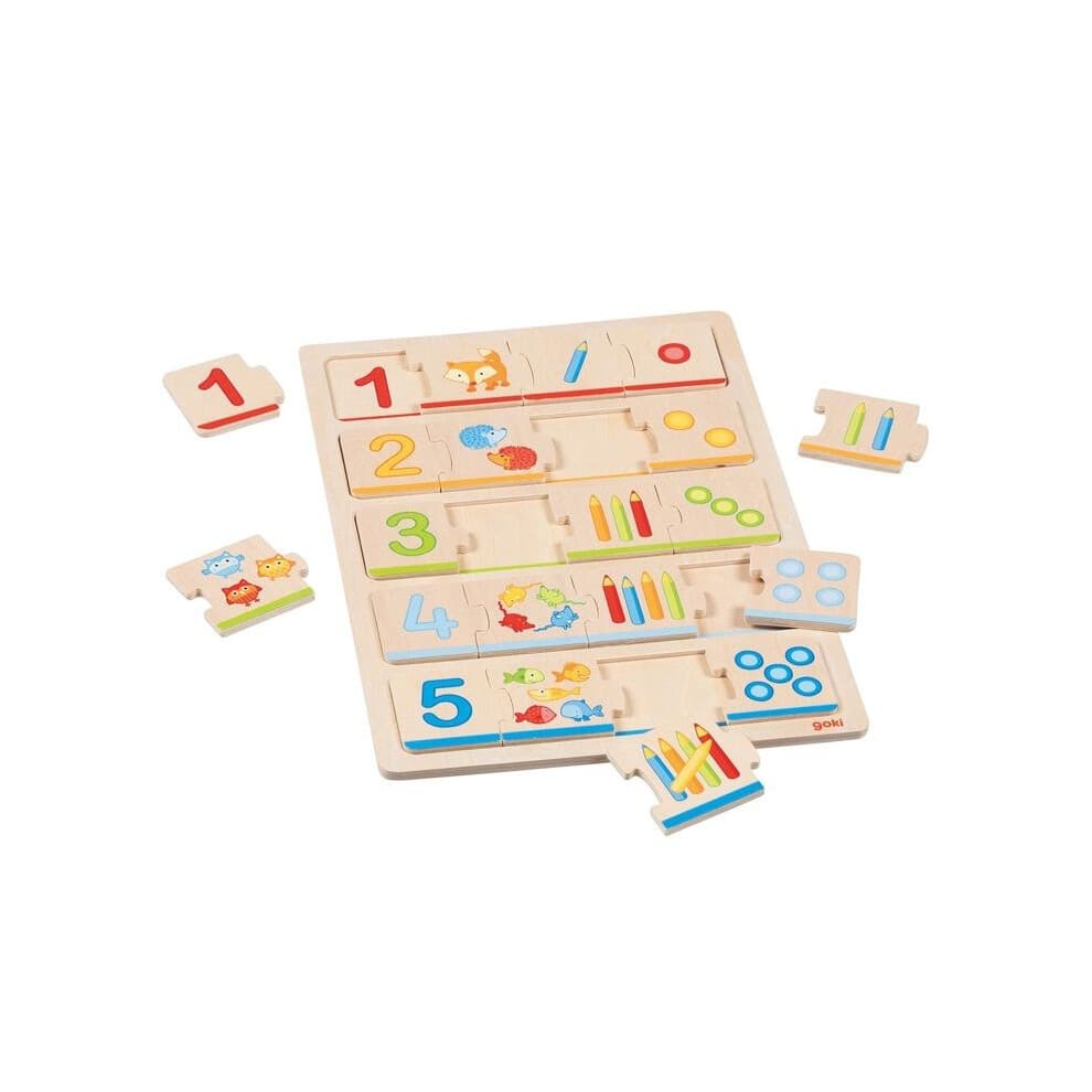 Goki Holzpuzzle Lernen zu zählen, 20.