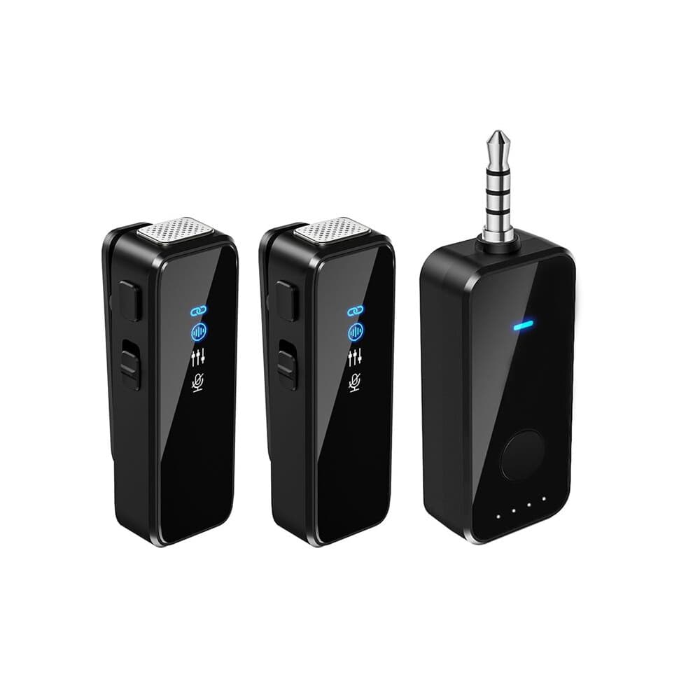 Kabelloses Ansteckmikrofon M35 One Drag Two Mikrofon Zur Rauschunterdrückung für Mobiltelefonübertragungen mit Ladekoffer