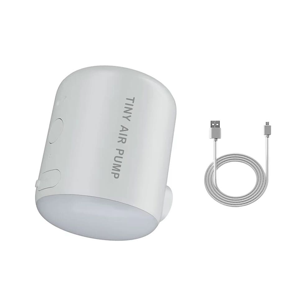 Camping Light Elektrische Luftpumpe  Aufblas-/Entleerungspumpe USB Wiederaufladbare Outdoor-Luftpumpe für Luftmatratzenbetten