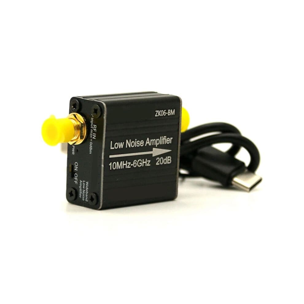 LNA--Leistungsvorverstärkermodul 100 KHz-6 GHz/10 GHz 20 DB Hochverstärkung LNA-Rauscharmer Verstärker ZK06-BM