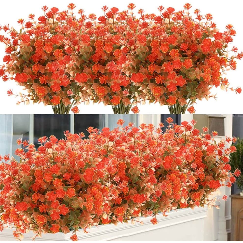 Sonderangebot! Künstliche Buchsbaumzweige (12er-Pack) – Für drinnen und draußen, Veranda, Blumenkasten, Hochzeitsdekoration – Auch für