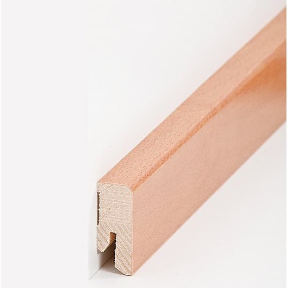 Sockelleiste "Halle" Echtholzfurnier 16 x 40 x 2500 mm Buche Modern by PROVISTON