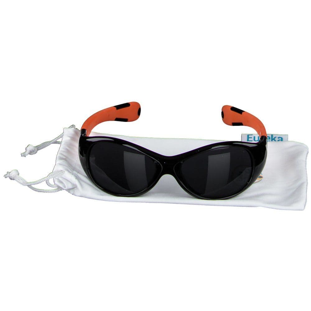 Zonnebril Kind Zwart-Oranje 4-12Jaar 1 St Brille