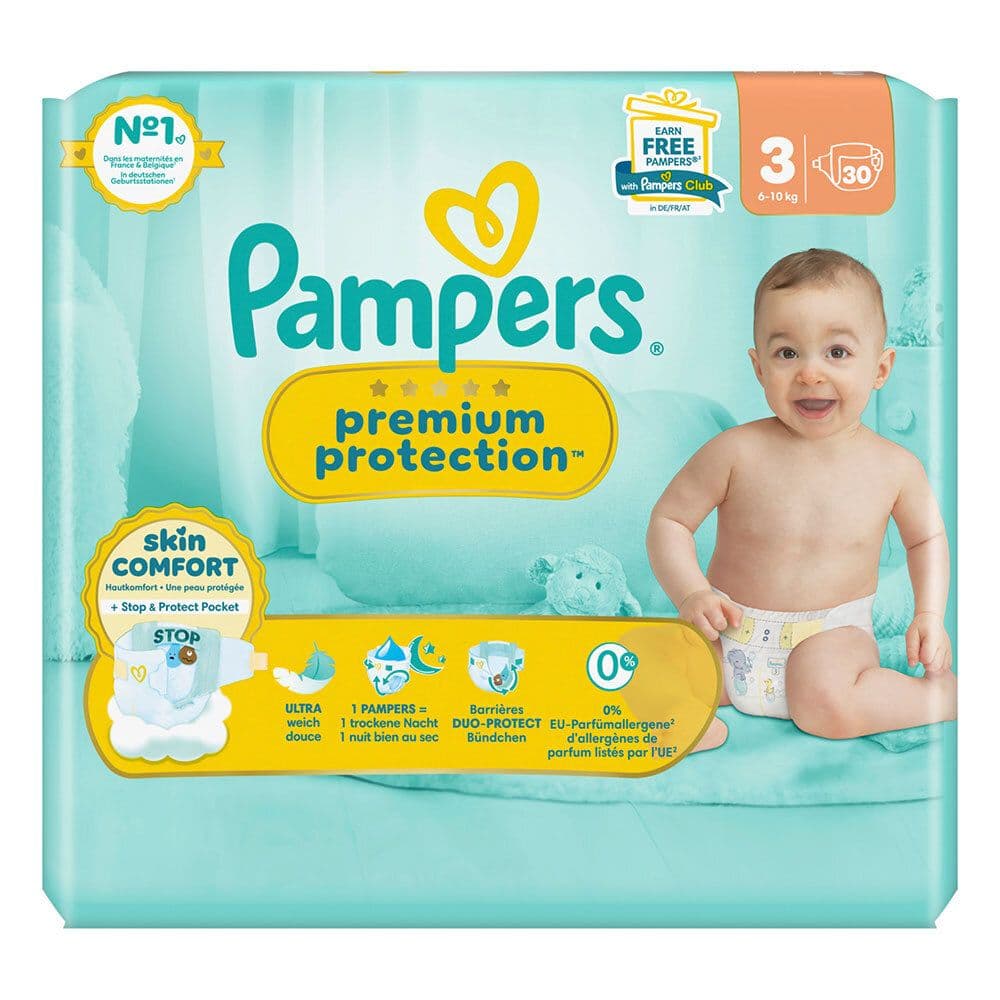 Pampers Pp S3 30Ct 30 St Windeln