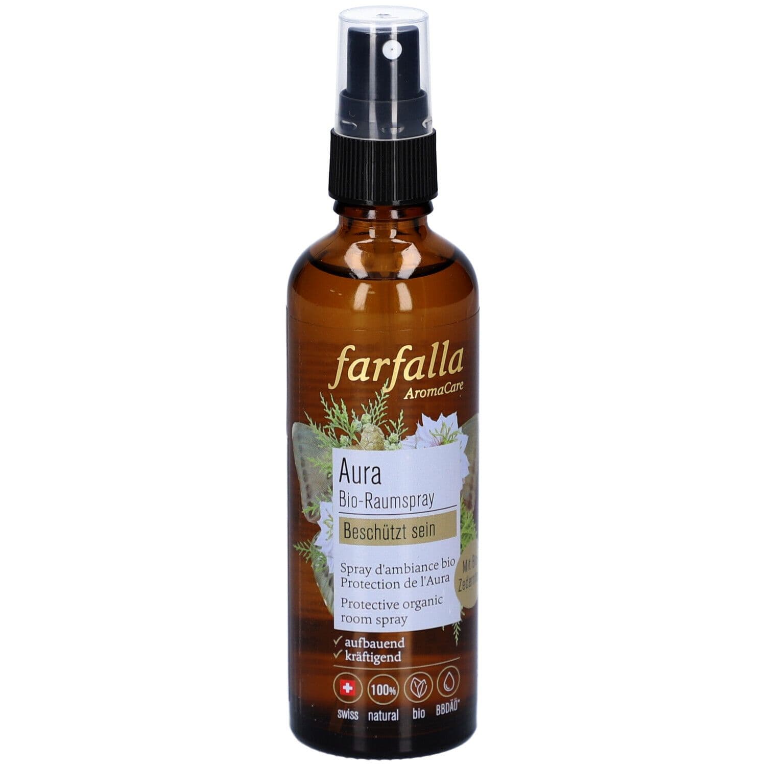 Farfalla Bio-Raumspray beschützt sein Aura 75 ml Spray