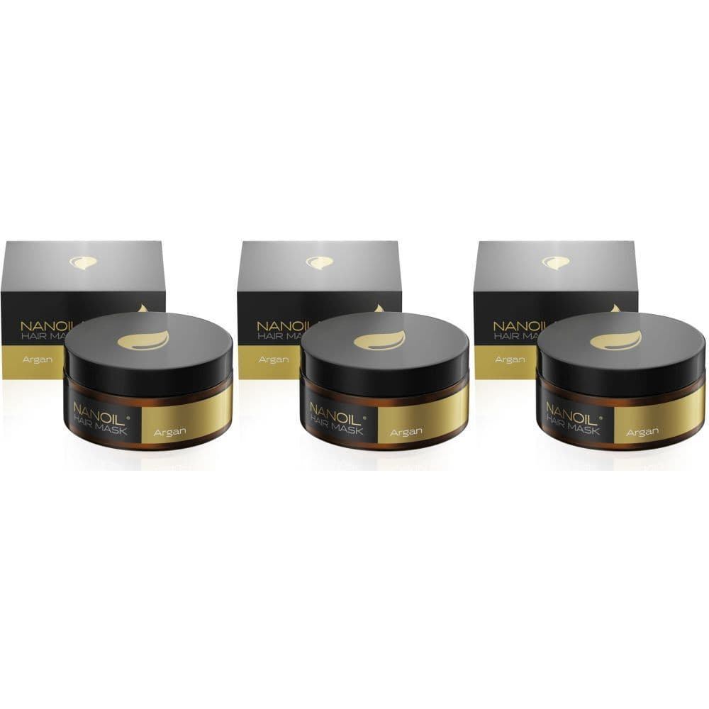 Nanoil Argan Hair Mask x3 3x300 ml Creme