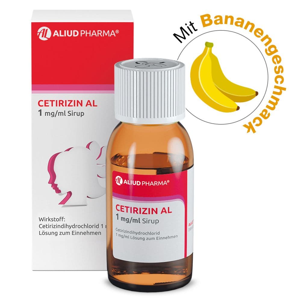 Cetirizin AL 1 mg/ml Sirup 2x75 ml Lösung zum Einnehmen