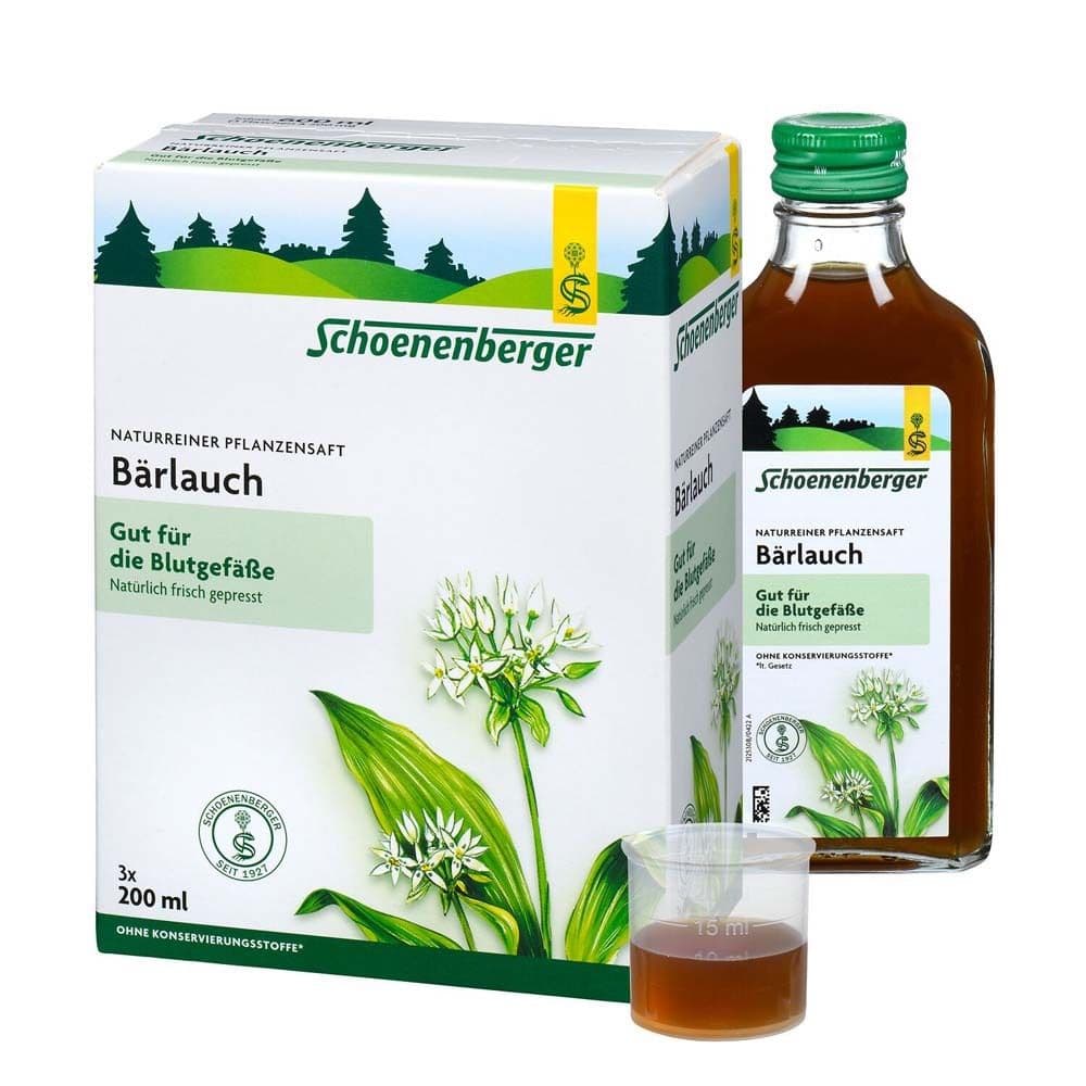 Baerlauch Schoenenberger Bio 3x200 ml Saft