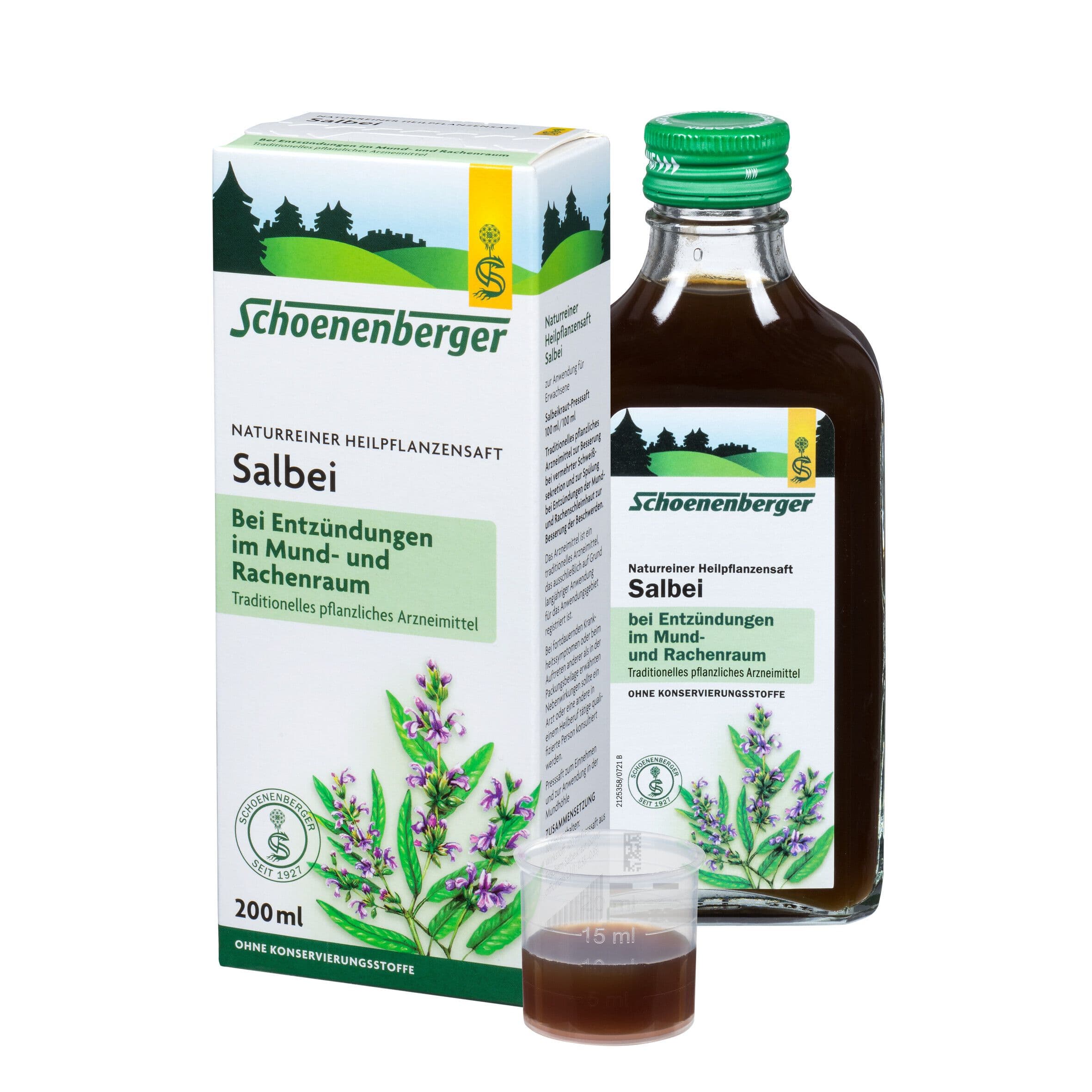 Salbei Saft Schoenenberger Heilpflanzensäfte 200 ml