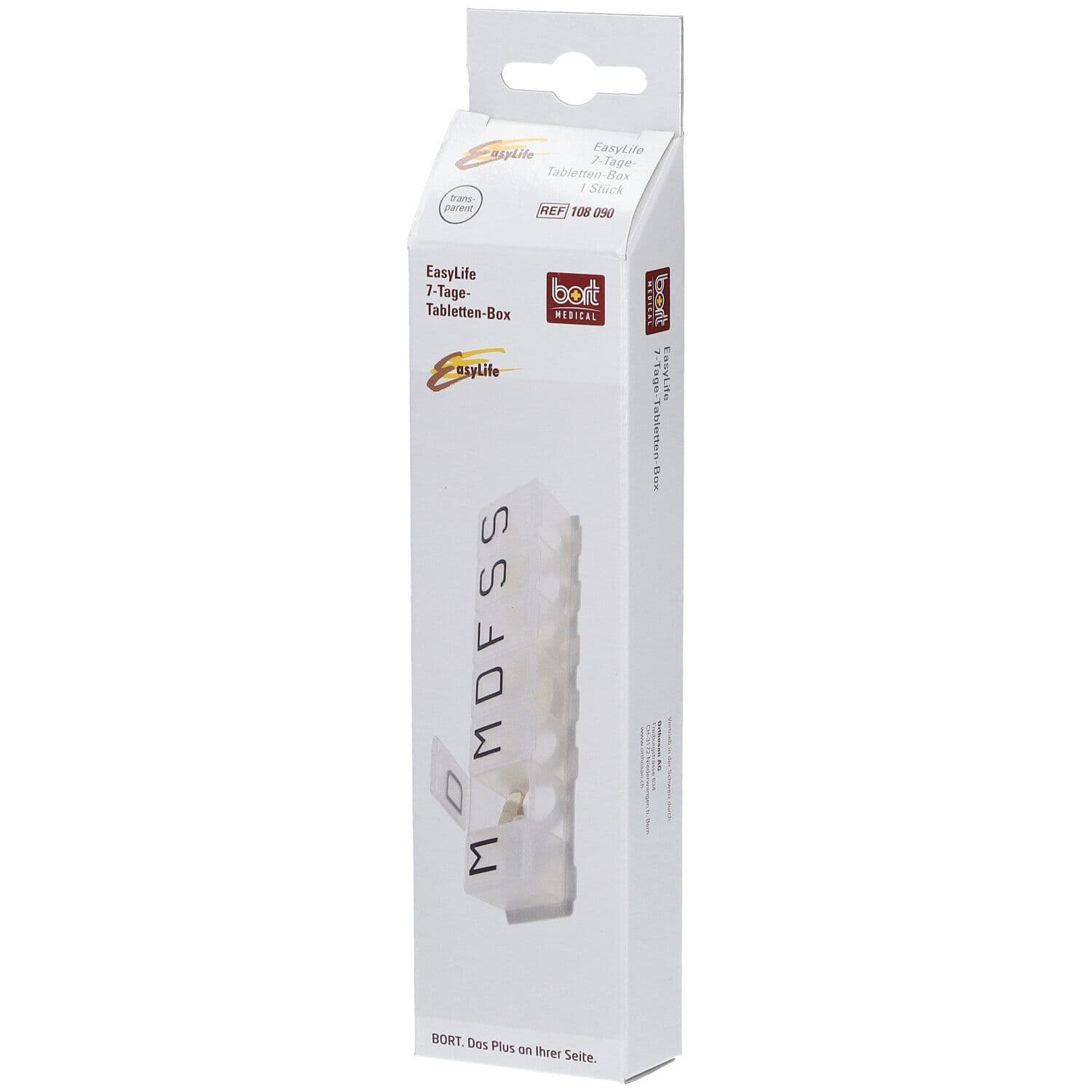 Bort EasyLife 7-Tage-Tablettenbox weiß 1 St Box