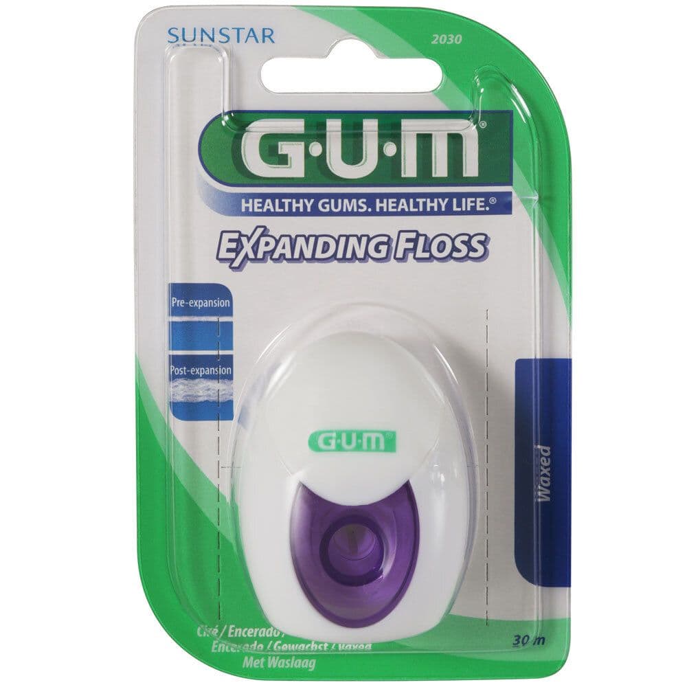 GUM Expanding Floss Flausch-Zahnseide 30 m Zahnseide
