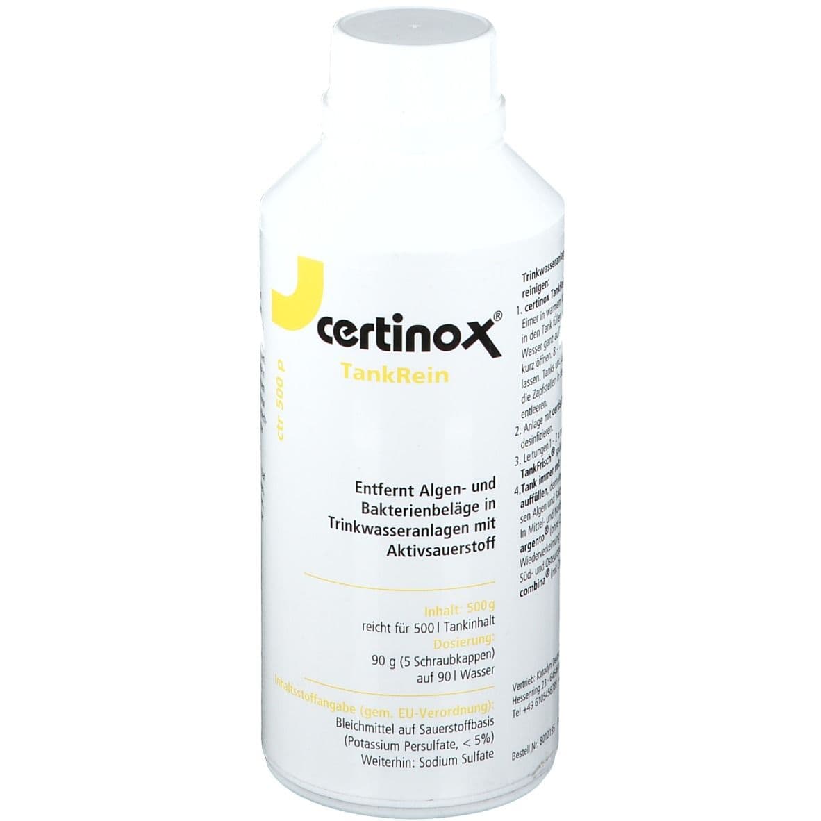 Certinox Tankrein CTR 500P Pulver 500 g