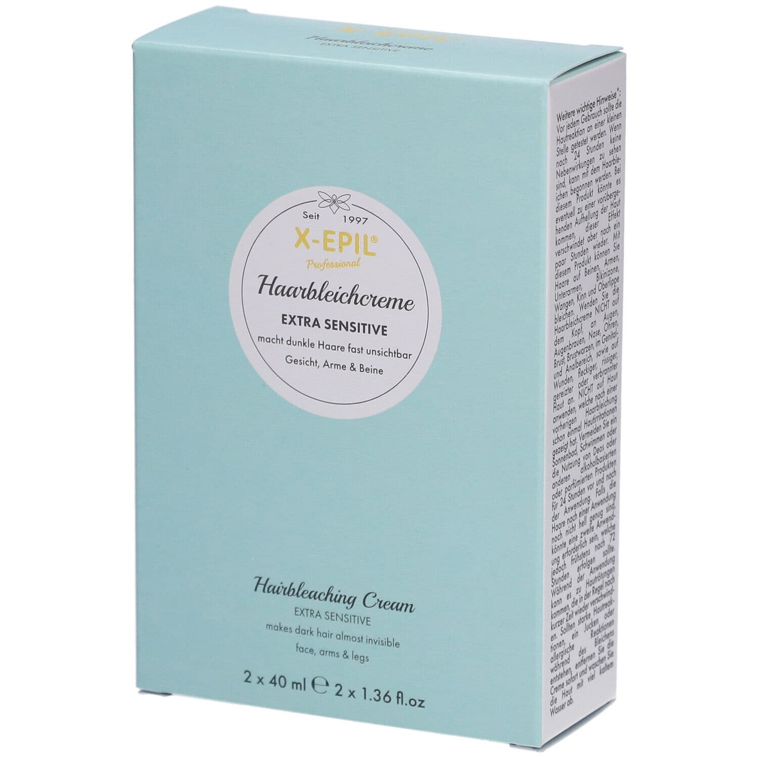X-Epil Haarbleichcreme 2x40 ml Creme