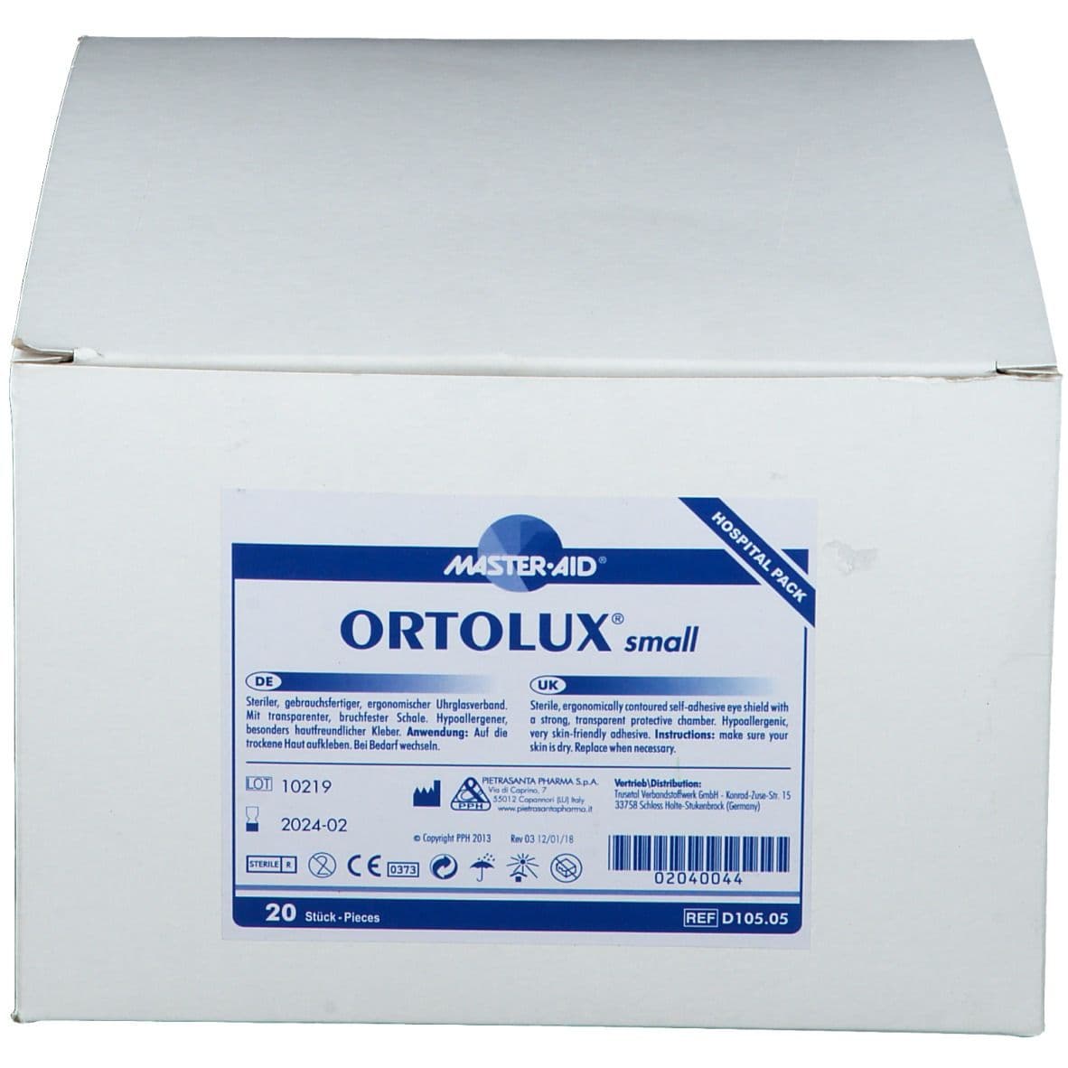 Ortolux Uhrglasverband small 20 St Verband