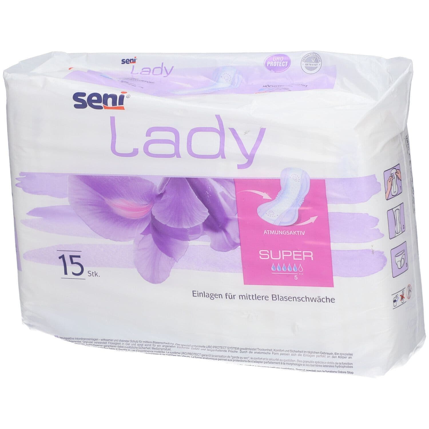 Seni Lady Inkontinenzeinlage super 15 St Einlagen