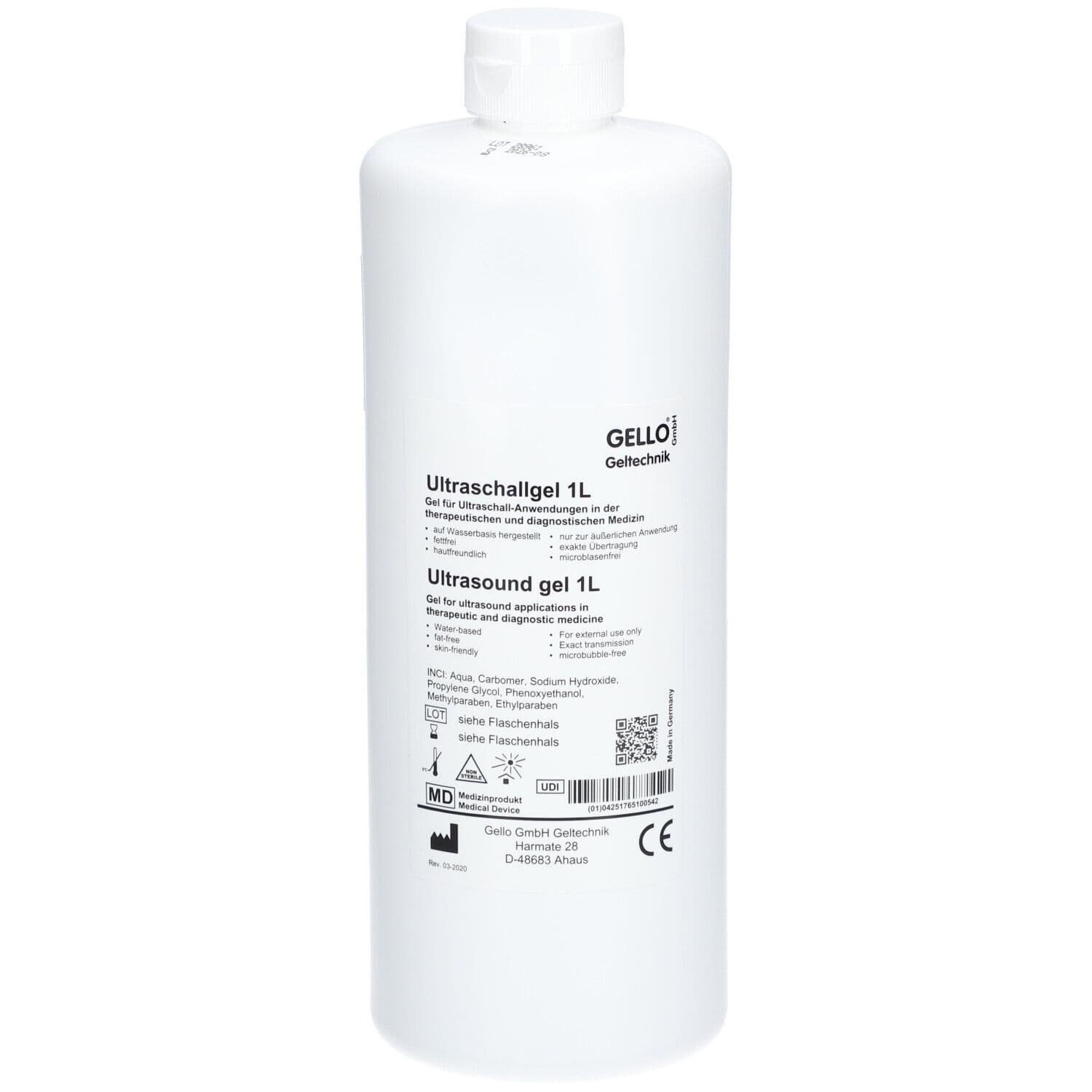 Ultraschallgel 1000 ml Gel