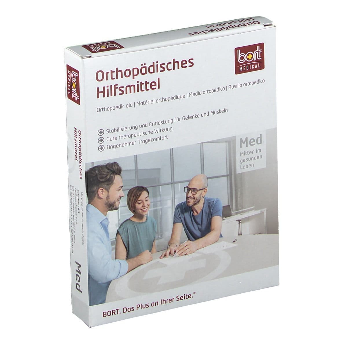 Bort Zweizug Knöchelstütze L haut 1 St Bandage(s)