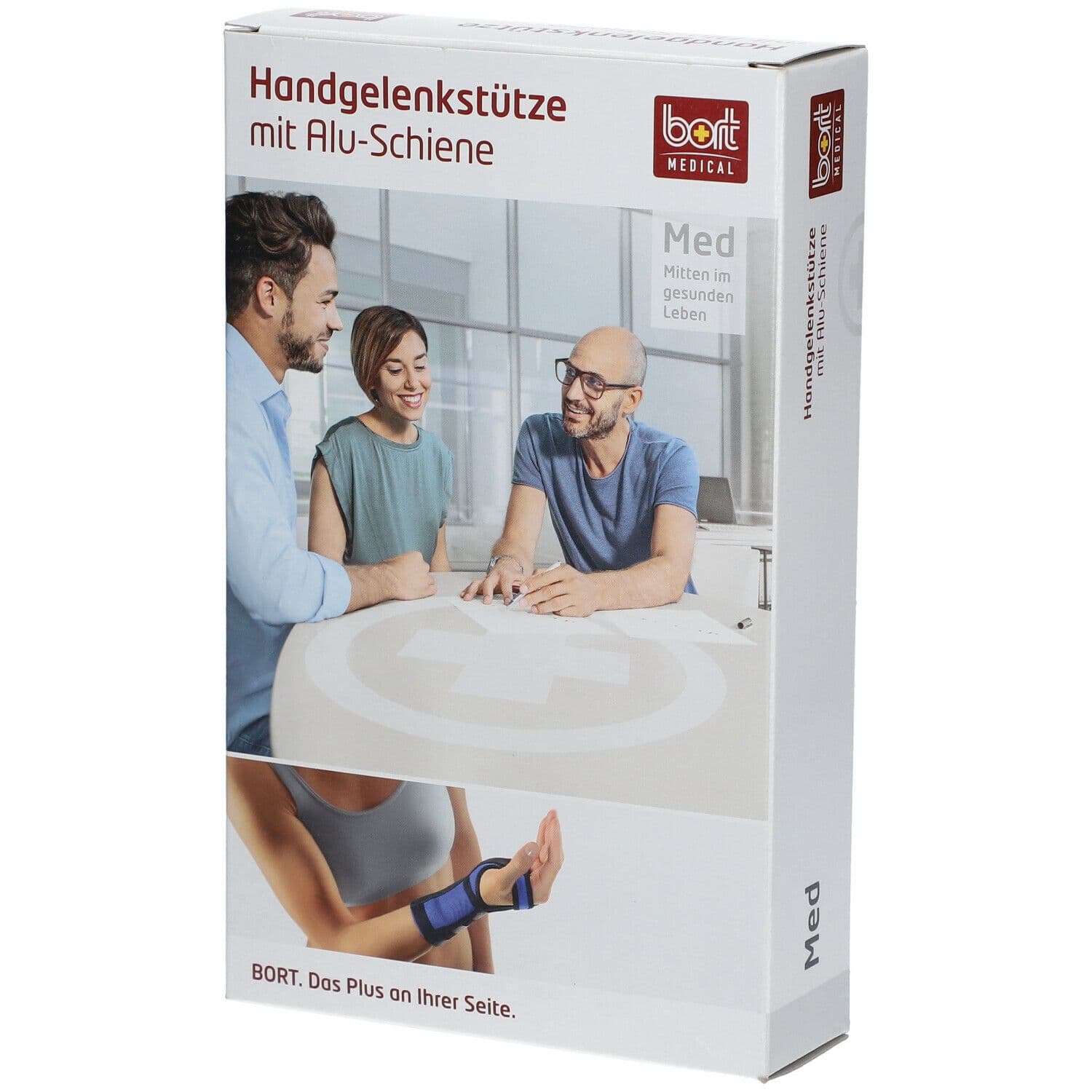 Bort Handgelenkstütze m.Aluschiene re.S haut 1 St Bandage(s)
