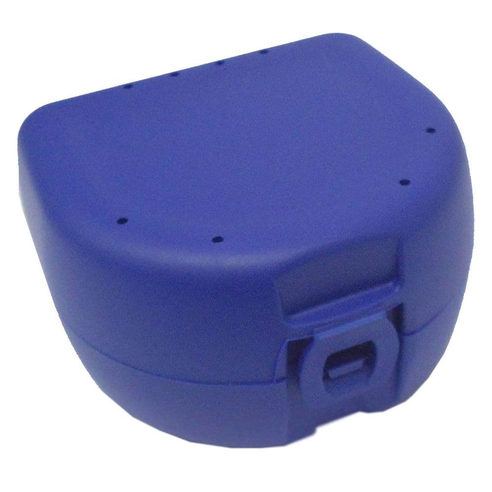 Prothesen Zahnspangenbox universal dunkelblau 1 St Box
