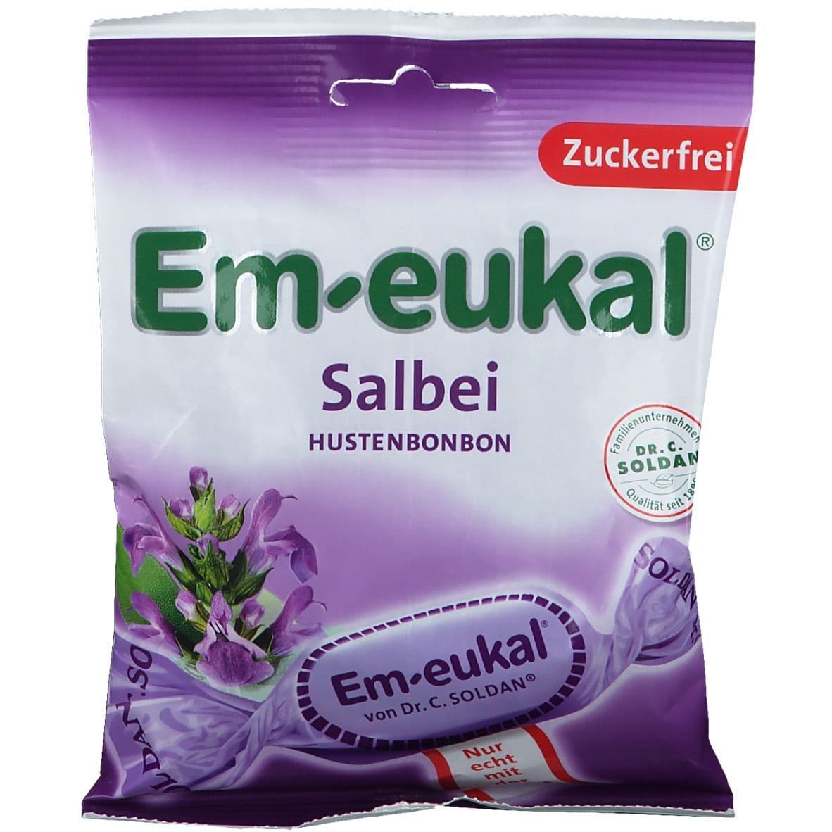 Em-Eukal Bonbons Salbei zuckerfrei 75 g
