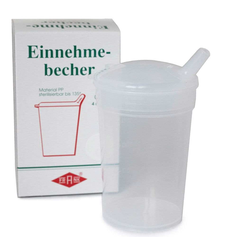 Einnehmebecher Kunststoff m.abnehmb.Trinkdeckel 1 St Becher