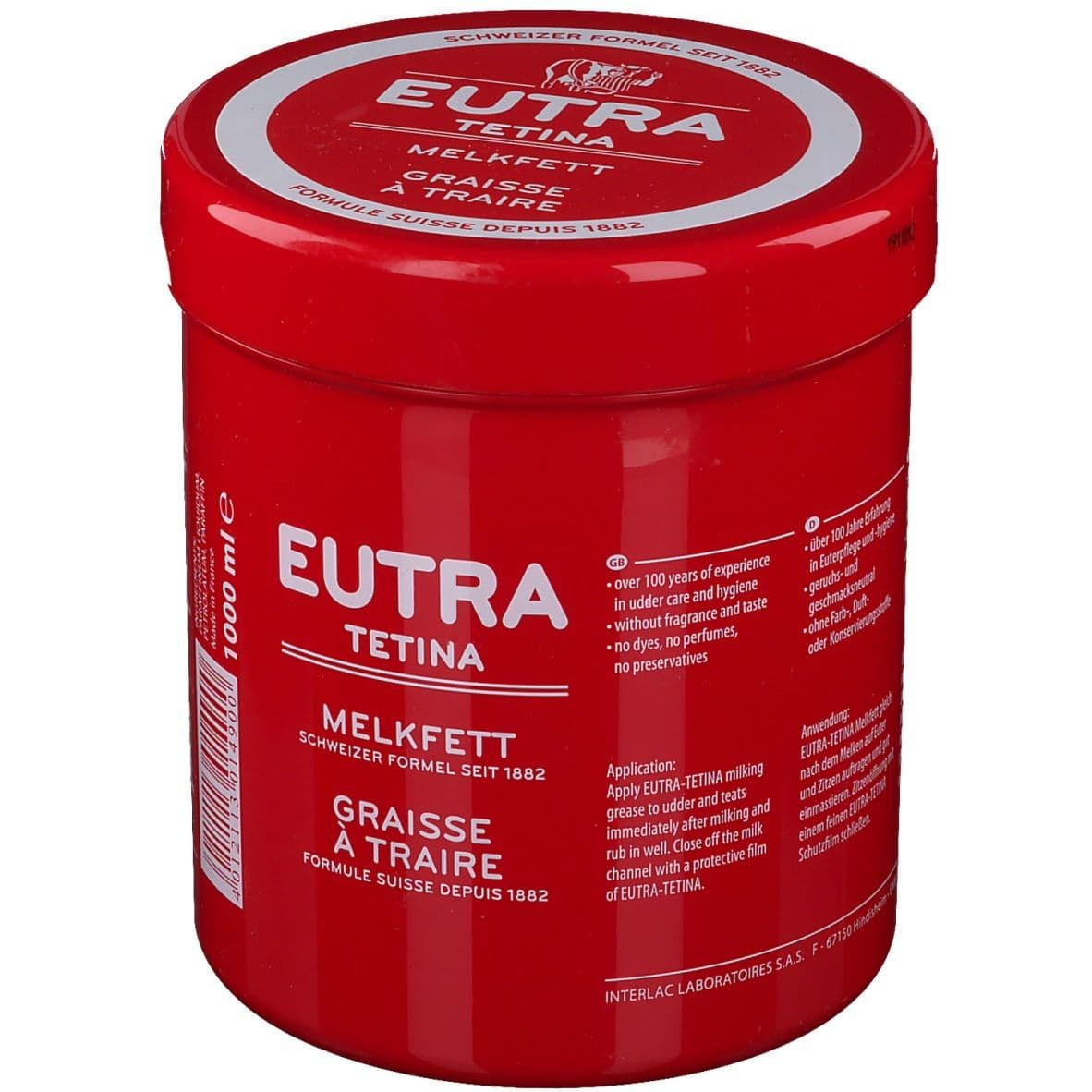Melkfett Eutra Tetina 1000 ml Creme